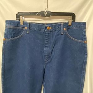 Wrangler Jeans 38 x 32 Denim Blue Jeans Extra Nice